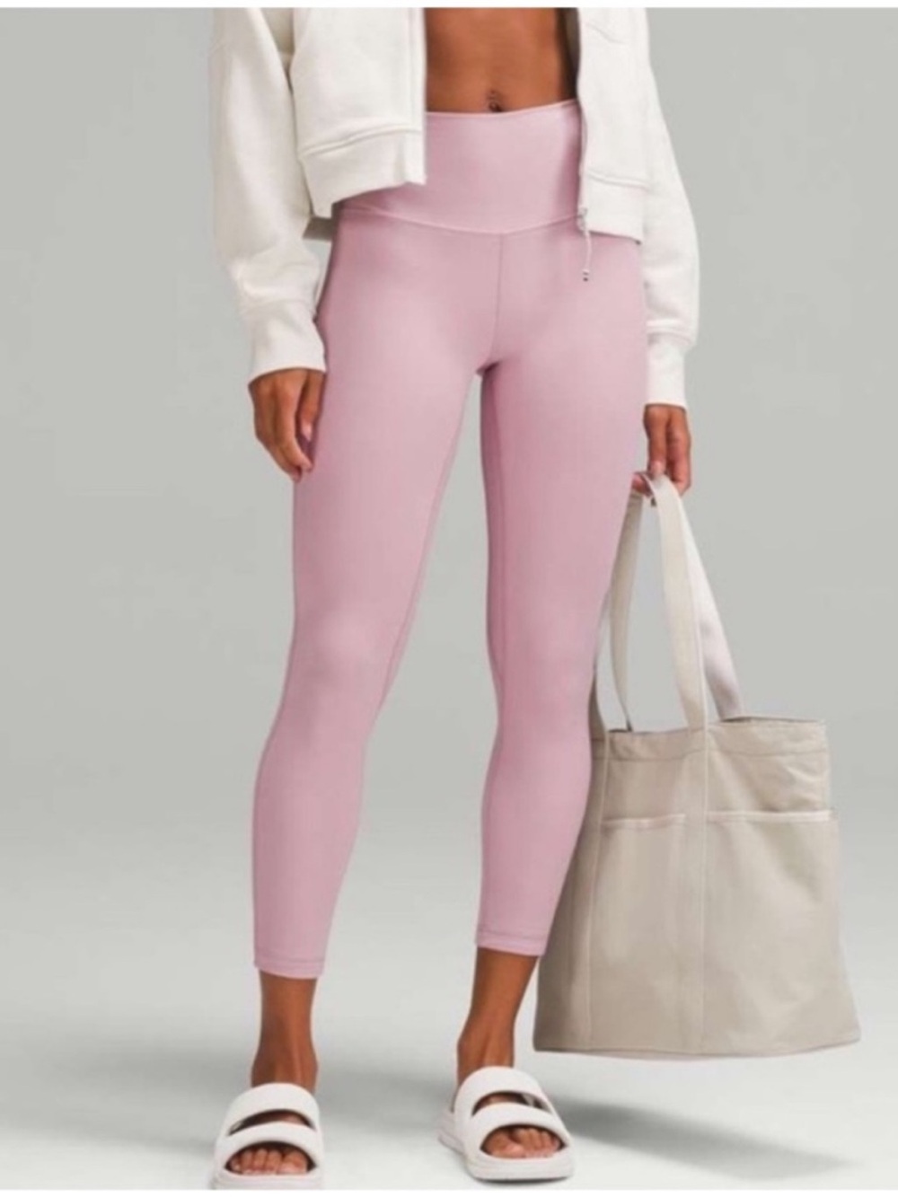 Lululemon Align High-Rise Pant 25" in rose blush